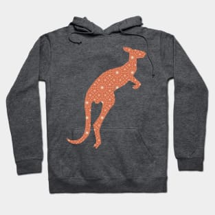 Kangaroo Silhouette with Pattern Hoodie